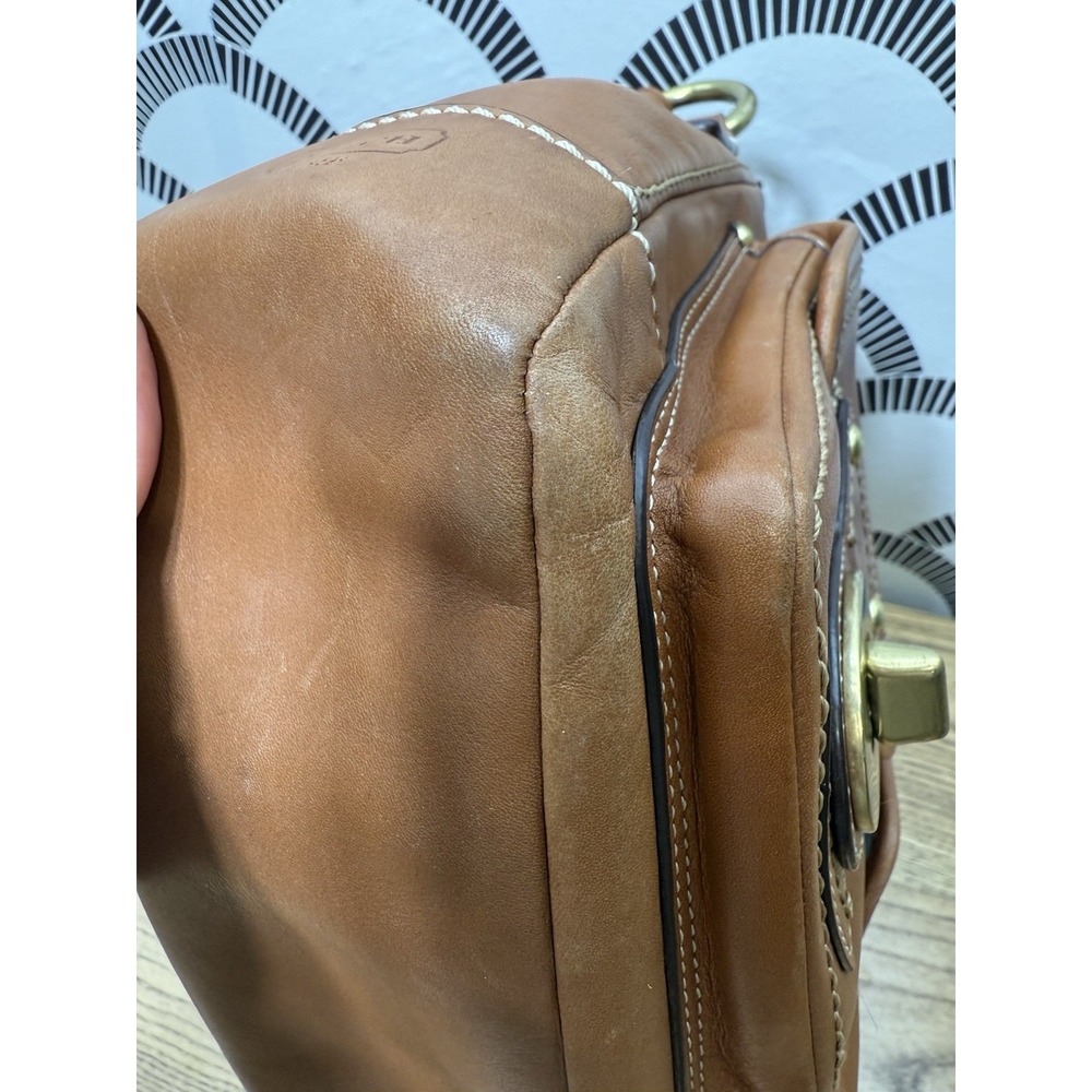 Coach Y2K 65th Anniversary Legacy Vachetta Leather Turn-Lock Shoulder Bag F12868 - Picture 14 of 16